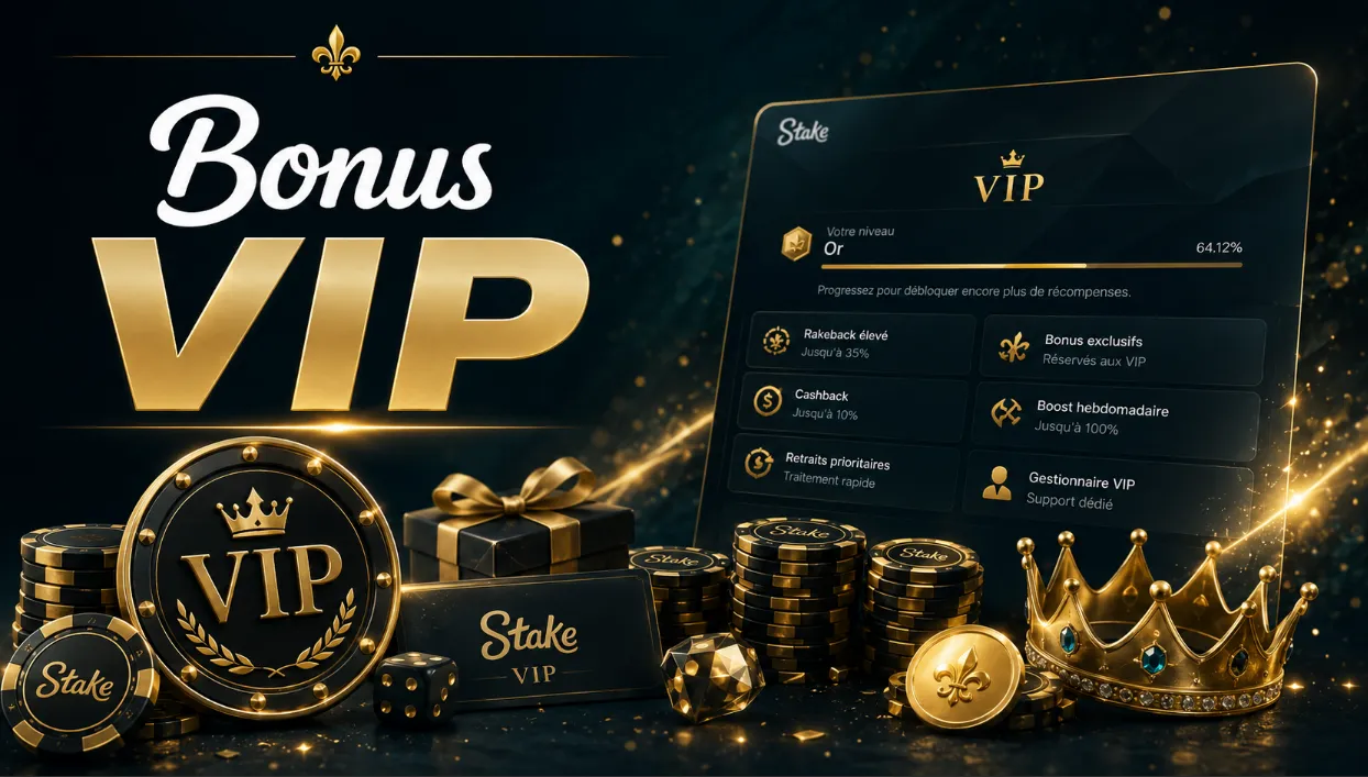 Bonus, rewards et avantages VIP